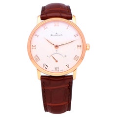 Pre-Owned Blancpain Villeret 18 Karat Rose Gold 6653Q-3642-55A Watch
