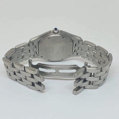 Pre-Owned Cartier Cougar Watch All Stainless Steel Quartz, Date
