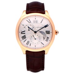 Pre-Owned Cartier Drive De Cartier 18 Karat Rose Gold WGNM0005 Watch