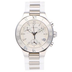 Pre-Owned Cartier Must De 21 Chronograph 2996 Watch