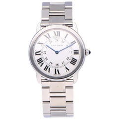 Pre-Owned Cartier Ronde Solo Stainless Steel W6701005 Watch