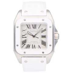 Pre-Owned Cartier Santos 100 Stainless Steel 2878 Watch