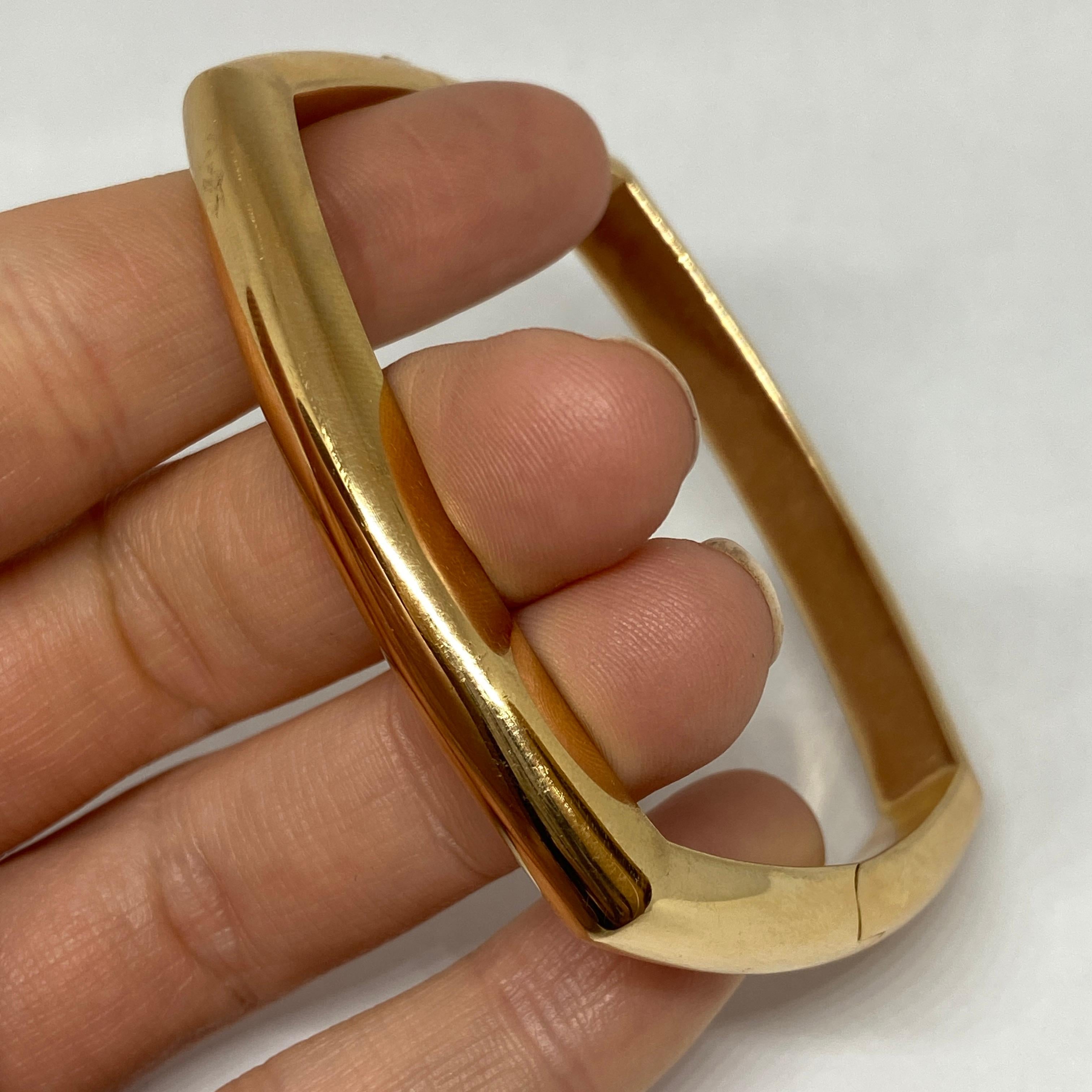 Pre-Owned David Webb Quad Quad Armreif 18k Gelbgold im Angebot 2