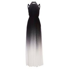 Elie Saab Black Ombre Silk Gown from Celebrity Closet Fr 34 - EU 38