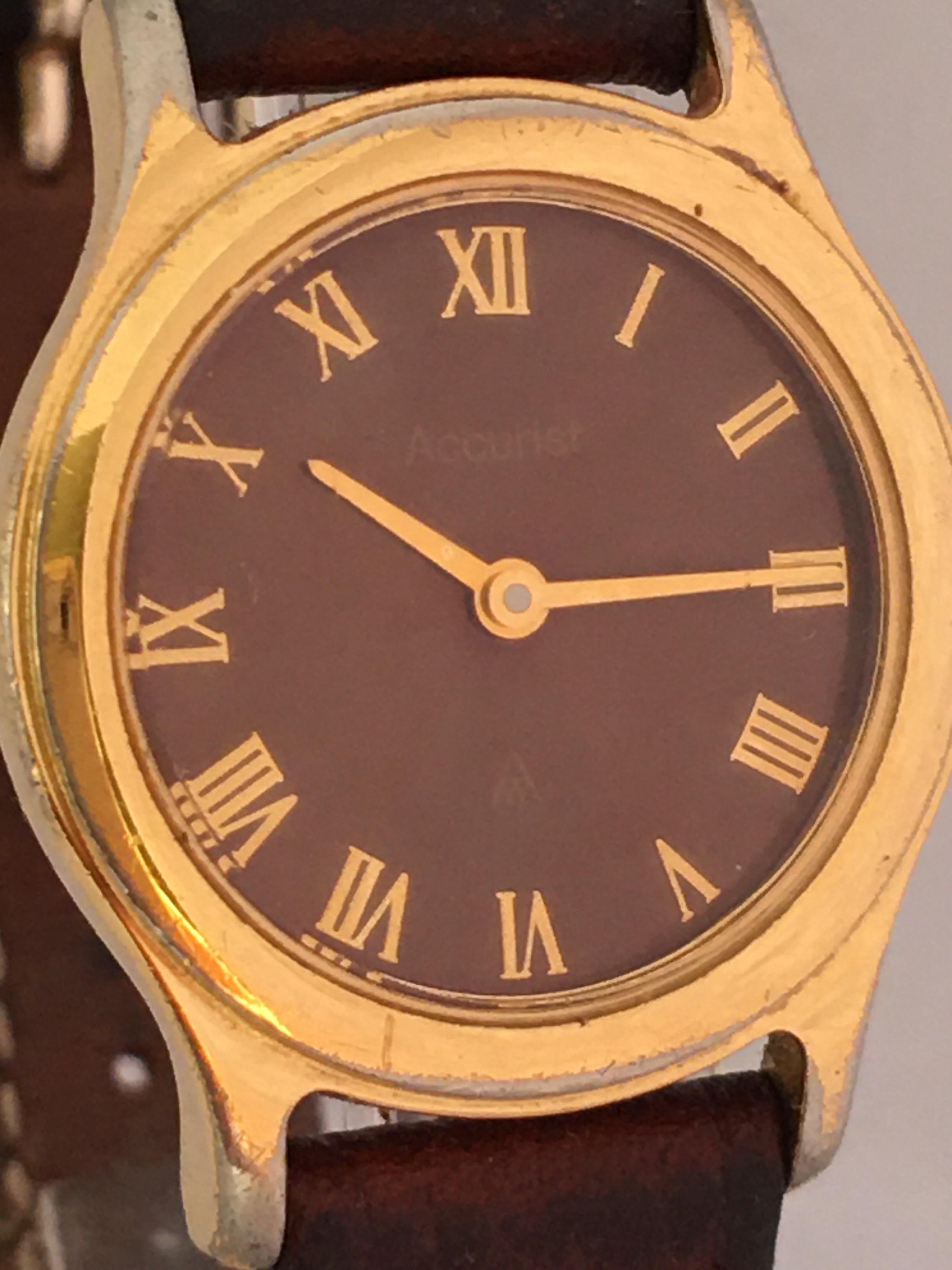 Pre-Owned Gold-Plated Ladies Accurist Watch For Sale 4