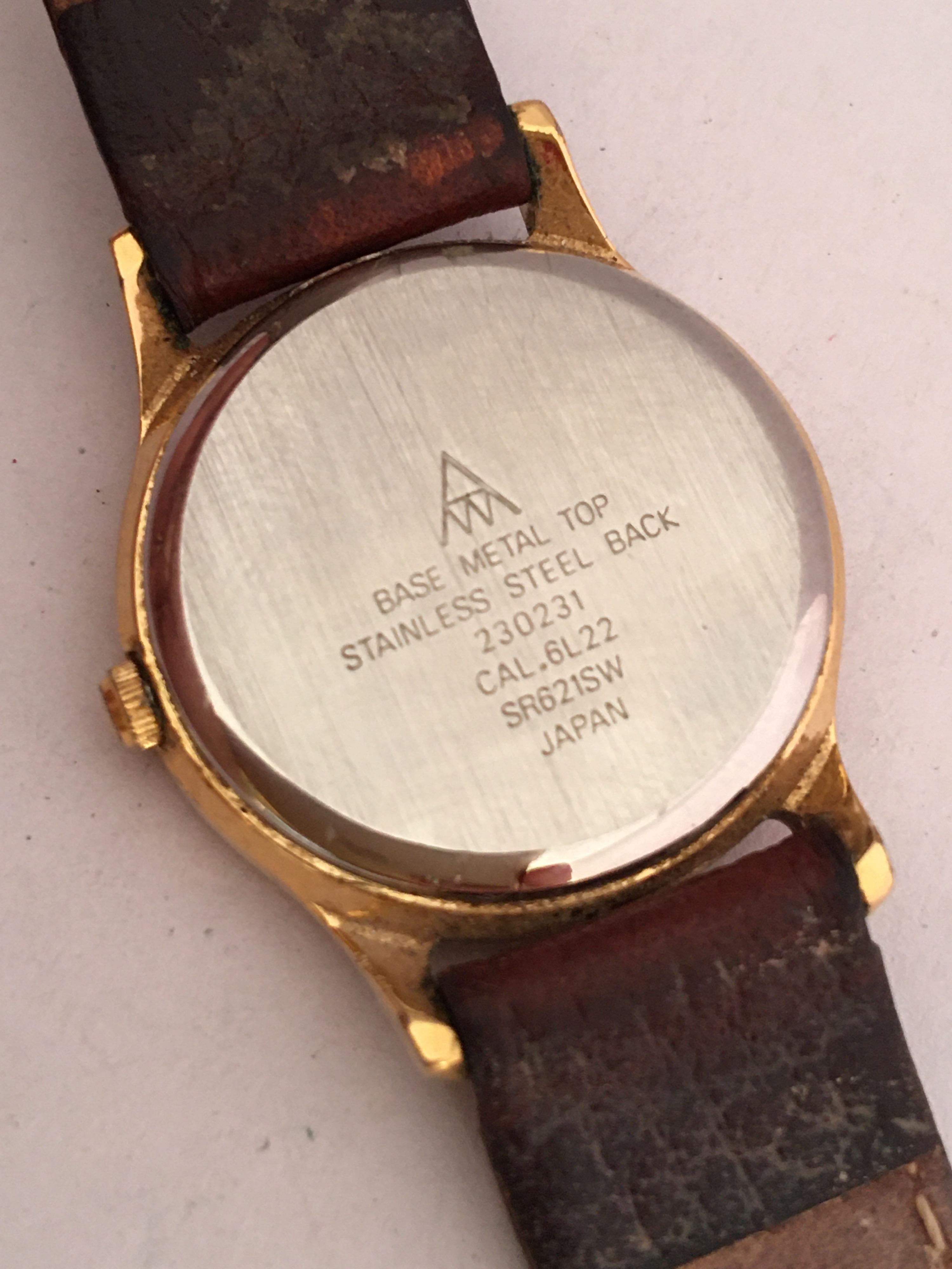 Pre Owned Gold Plated Ladies Accurist Watch