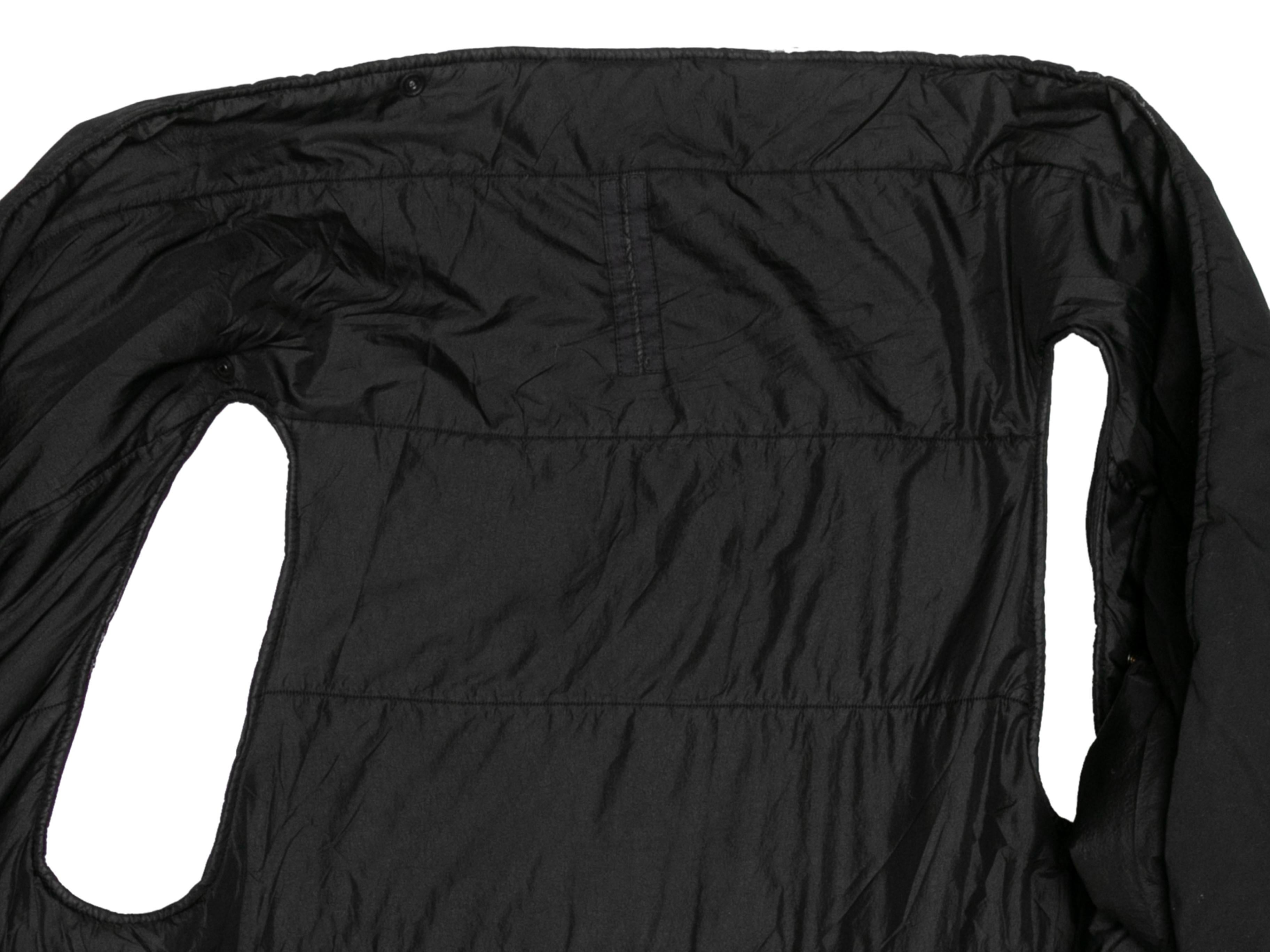 Women's or Men's Black Rick Owens Drkshdw 2013 Asymmetrical Vest Size US L For Sale
