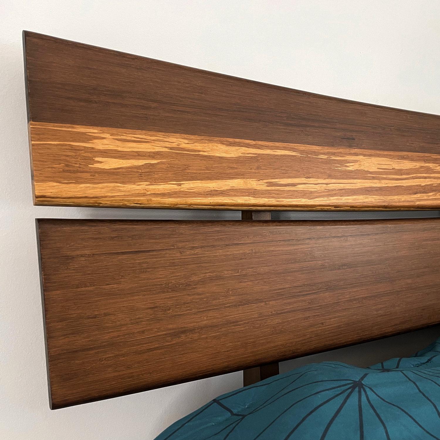Pre-Owned Greenington Azara King Size Sustainable Eco-Friendly Platform Bed For Sale 3
