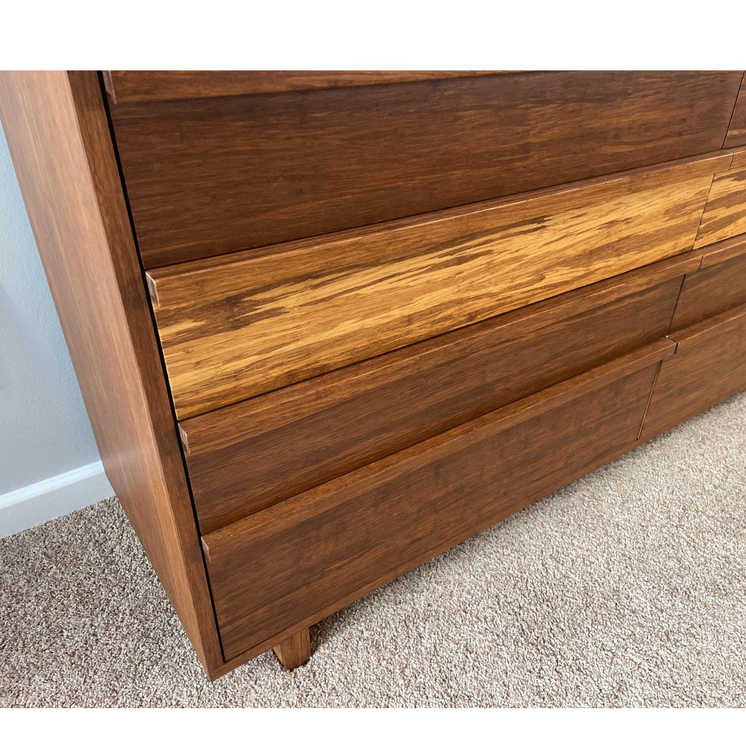 Hardwood Pre-Owned Greenington Magnolia Sable Sustainable Bamboo Dressers For Sale