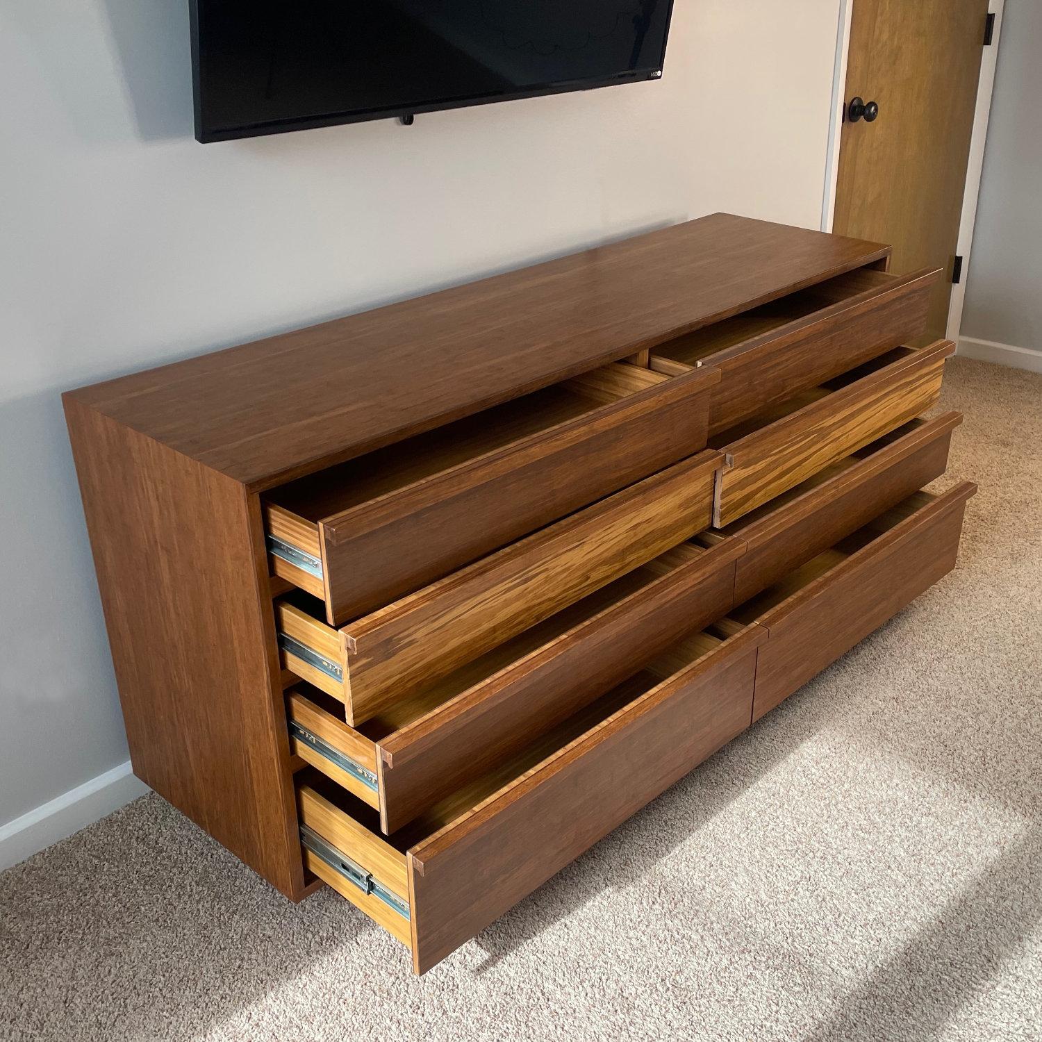 Pre-Owned Greenington Magnolia Sable Sustainable Bamboo Dressers For Sale 1
