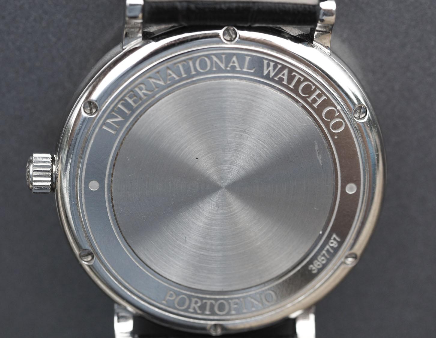 Pre-Owned IWC Gents SS Portofino Automatic Wristwatch on Black Strap 3