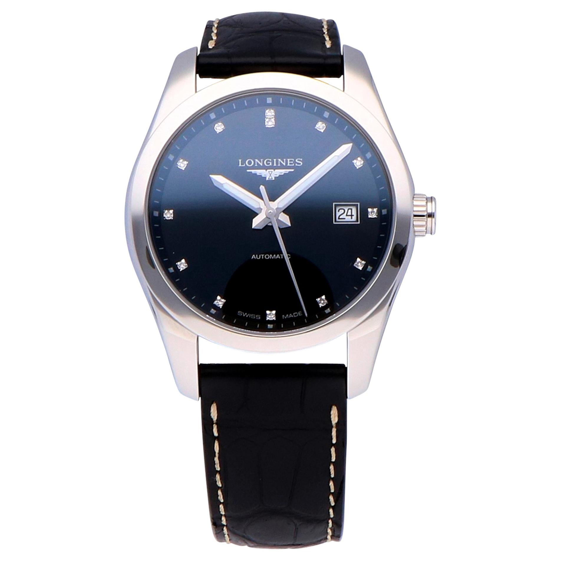 Pre-Owned Longines Conquest Stainless Steel L2.785.4.58.3 Watch