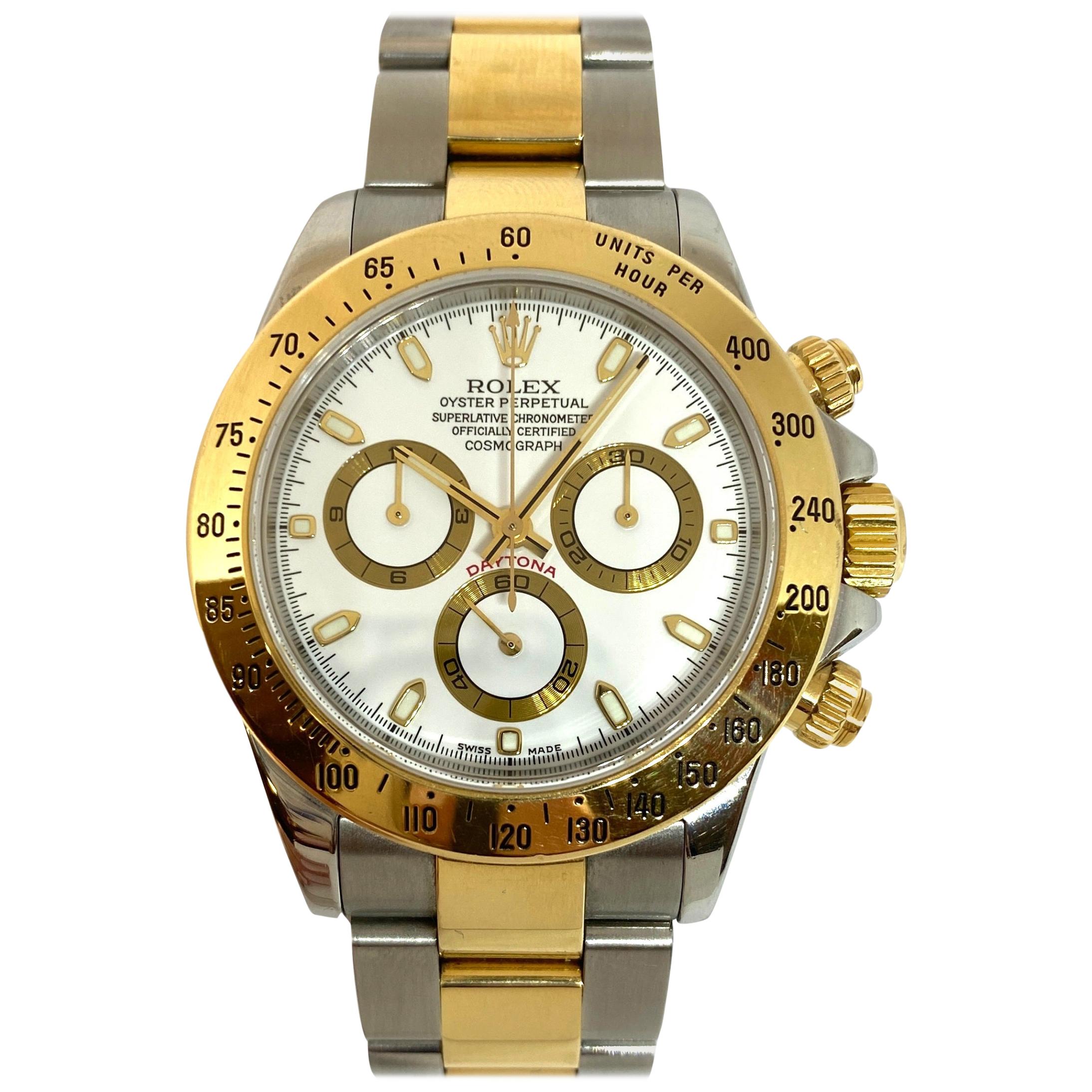 Pre-Owned Men
s Rolex Daytona Cosmograph Steel 
18KY 116523 2004