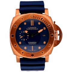 Pre-Owned Panerai Luminor Submersible 1950 Bronze PAM00671 Watch