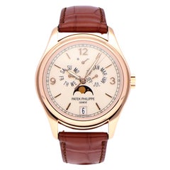 Pre-Owned Patek Philippe Annual Calendar 18 Karat Rose Gold 5146R-001 Watch