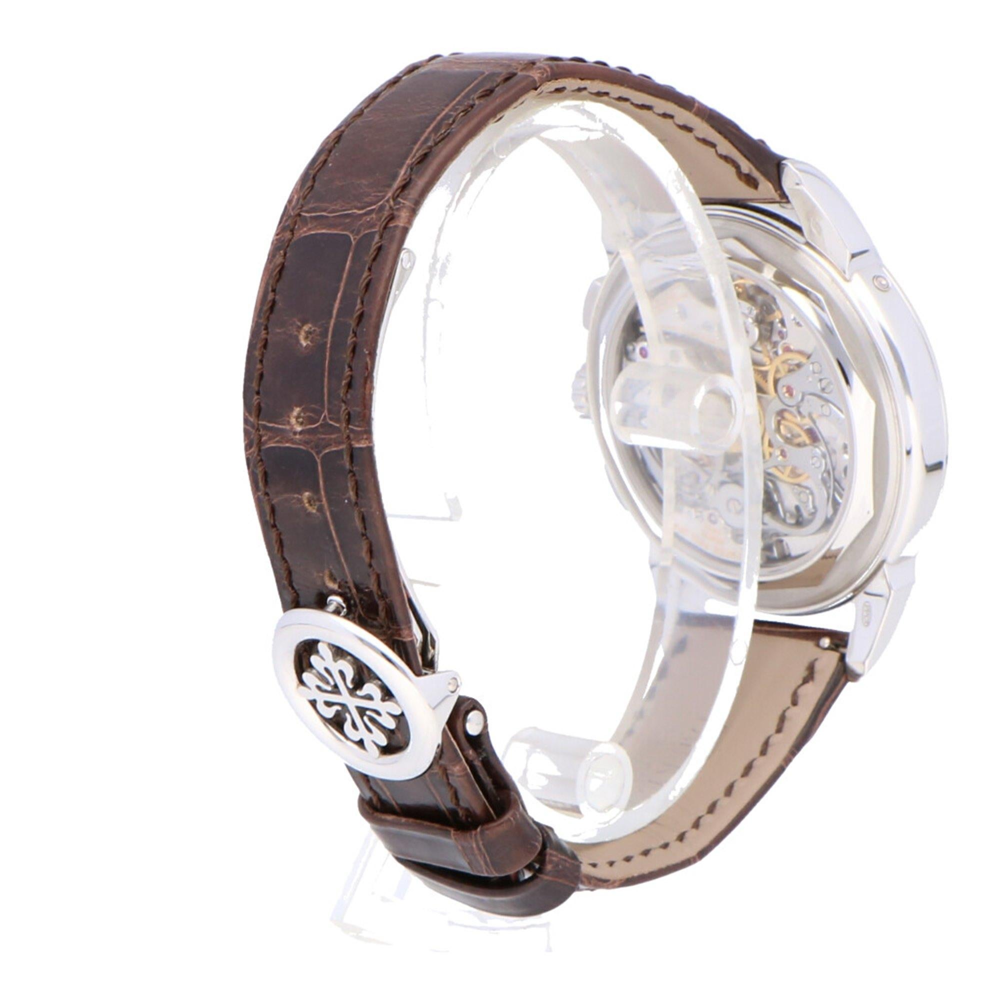 Men's Pre-Owned Patek Philippe Grand Perpetual Calendar Chronograph 5270P-001 Watch