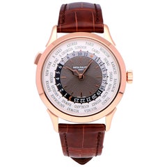 Pre-Owned Patek Philippe Worldtime 18 Karat Rose Gold 5230R-001 Watch