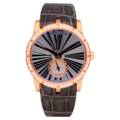 Pre-Owned Roger Dubuis Excalibur 18 Karat Rose Gold Rddbex0275 Watch