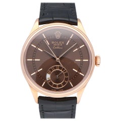 Pre-Owned Rolex Cellini 18 Karat Rose Gold 50525-0016 Watch