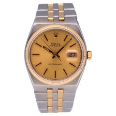 Pre-Owned Rolex Datejust Oysterquartz Stainless Steel and Yellow Gold 17013