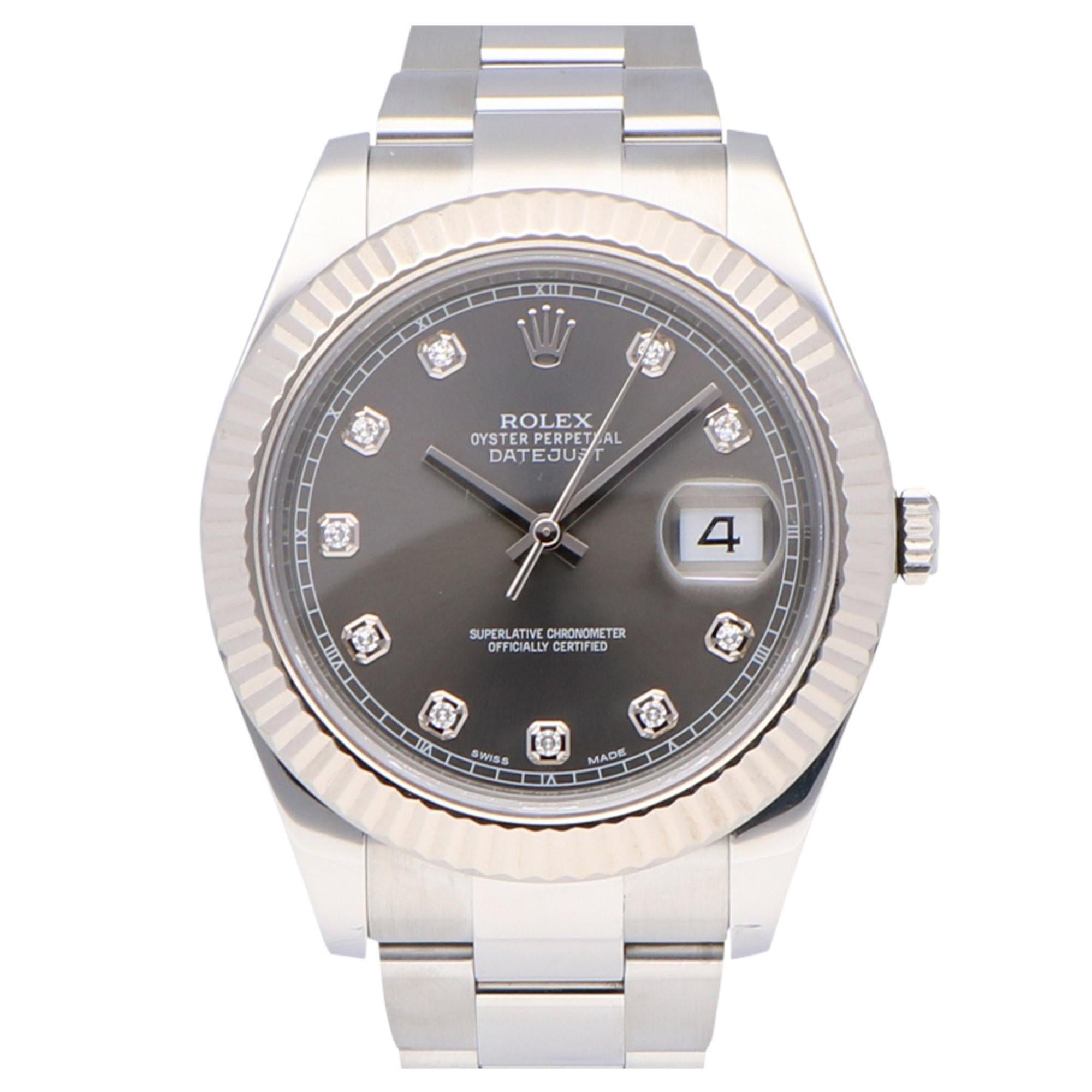 Pre-Owned Rolex Datejust Stainless Steel 116334 Watch