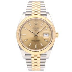Pre-Owned Rolex Datejust Stainless Steel and Yellow Gold 126333 Watch