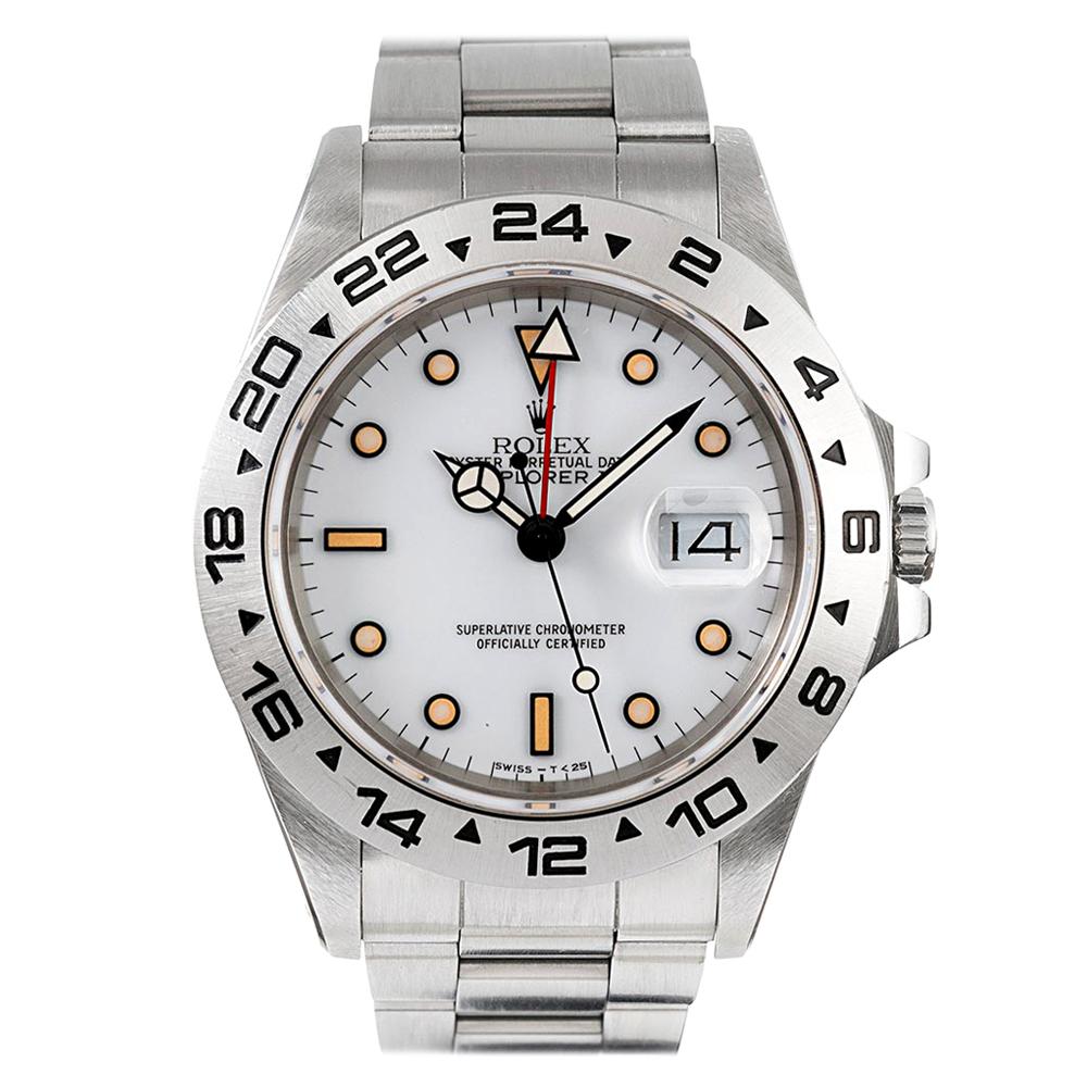 Pre-Owned Rolex Explorer II Ref. #16550 with Box and Papers