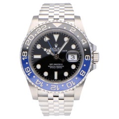 Pre-Owned Rolex GMT-Master II Stainless Steel 126710BLNR Watch