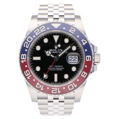 Pre-Owned Rolex GMT-Master II Stainless Steel 126710BLRO Watch