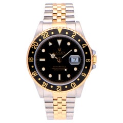 Pre-Owned Rolex GMT-Master II Stainless Steel and Yellow Gold 16713 Watch