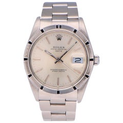 Vintage Pre-Owned Rolex Oyster Perpetual Date Stainless Steel 15010 Watch