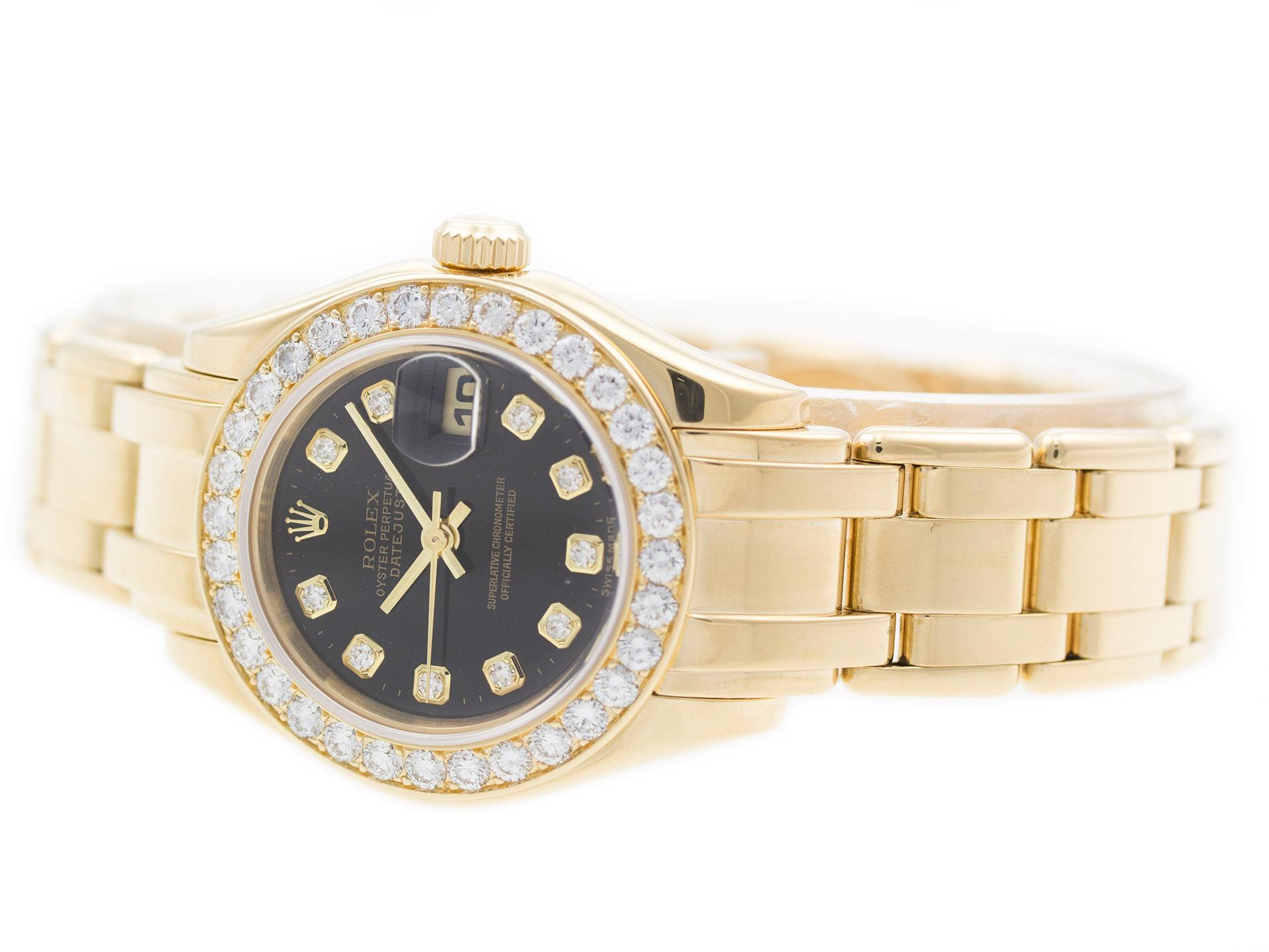 Pre-Owned Rolex Pearlmaster 29 80298 im Zustand „Hervorragend“ im Angebot in Willow Grove, PA