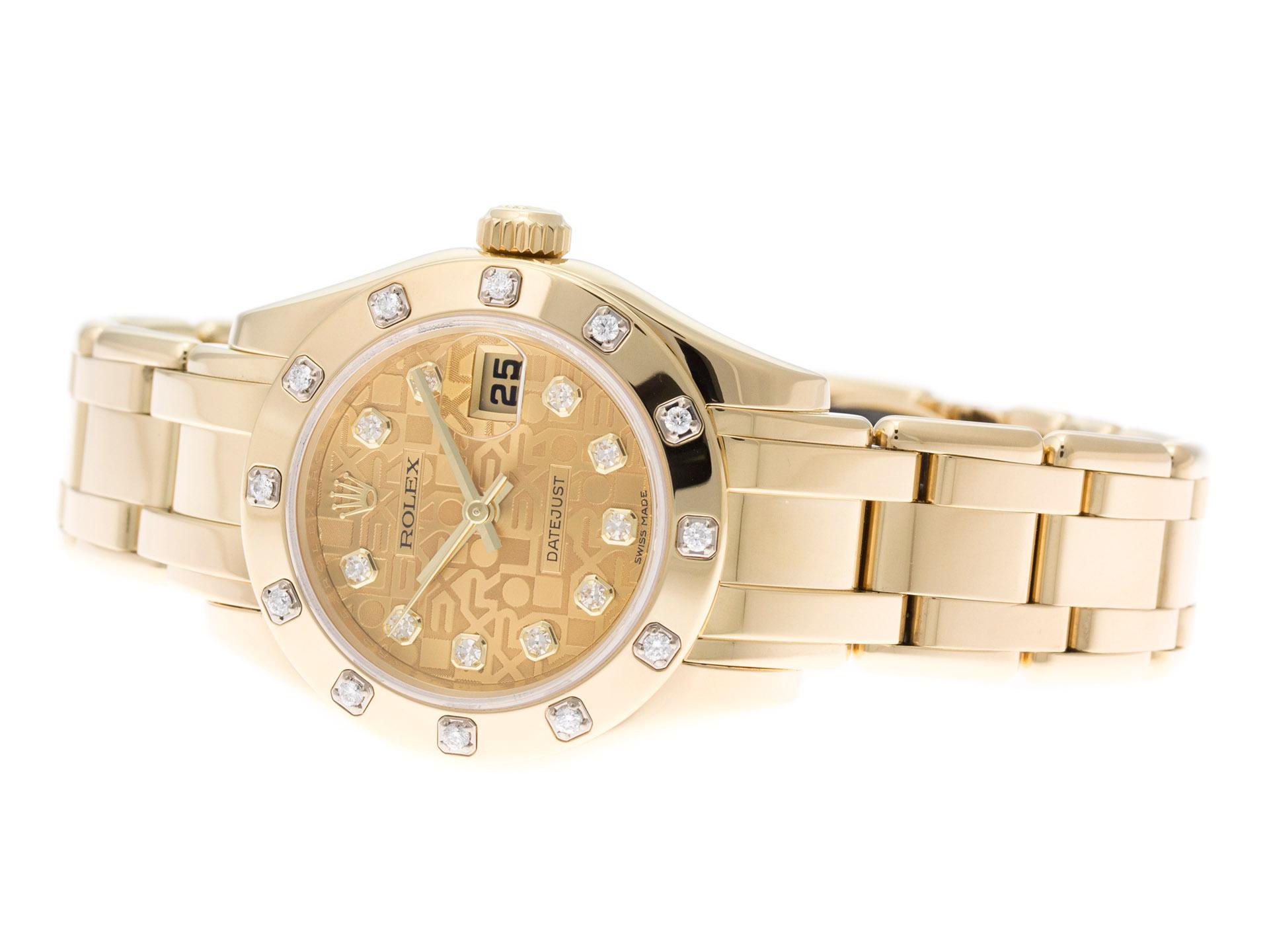 Pre-Owned Rolex Pearlmaster 80318 In Excellent Condition For Sale In Willow Grove, PA
