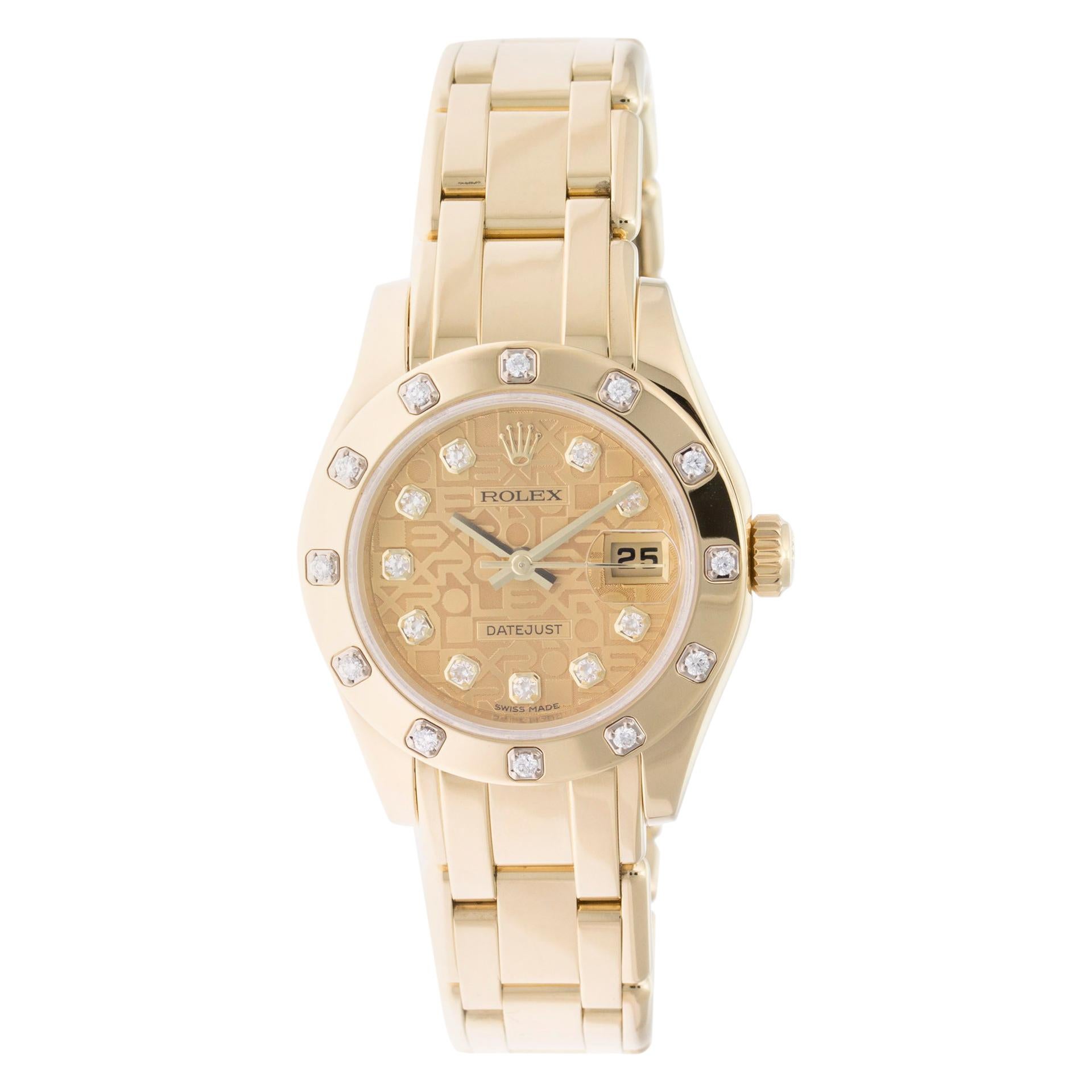 Pre-Owned Rolex Pearlmaster 80318 For Sale