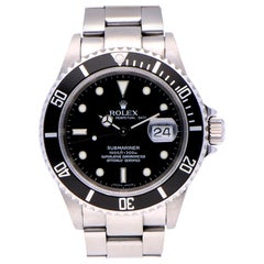 Pre-Owned Rolex Submariner Date Stainless Steel 16610 Watch