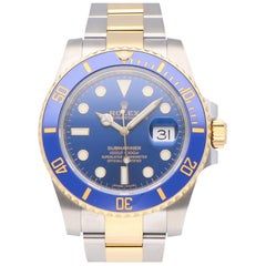 Pre-Owned Rolex Submariner Date Stainless Steel and Yellow Gold 116613LB