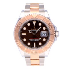 Pre-Owned Rolex Yacht-Master Stainless Steel and Rose Gold 126621 Watch