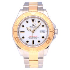 Pre-Owned Rolex Yacht-Master Stainless Steel and Yellow Gold 16623 Watch