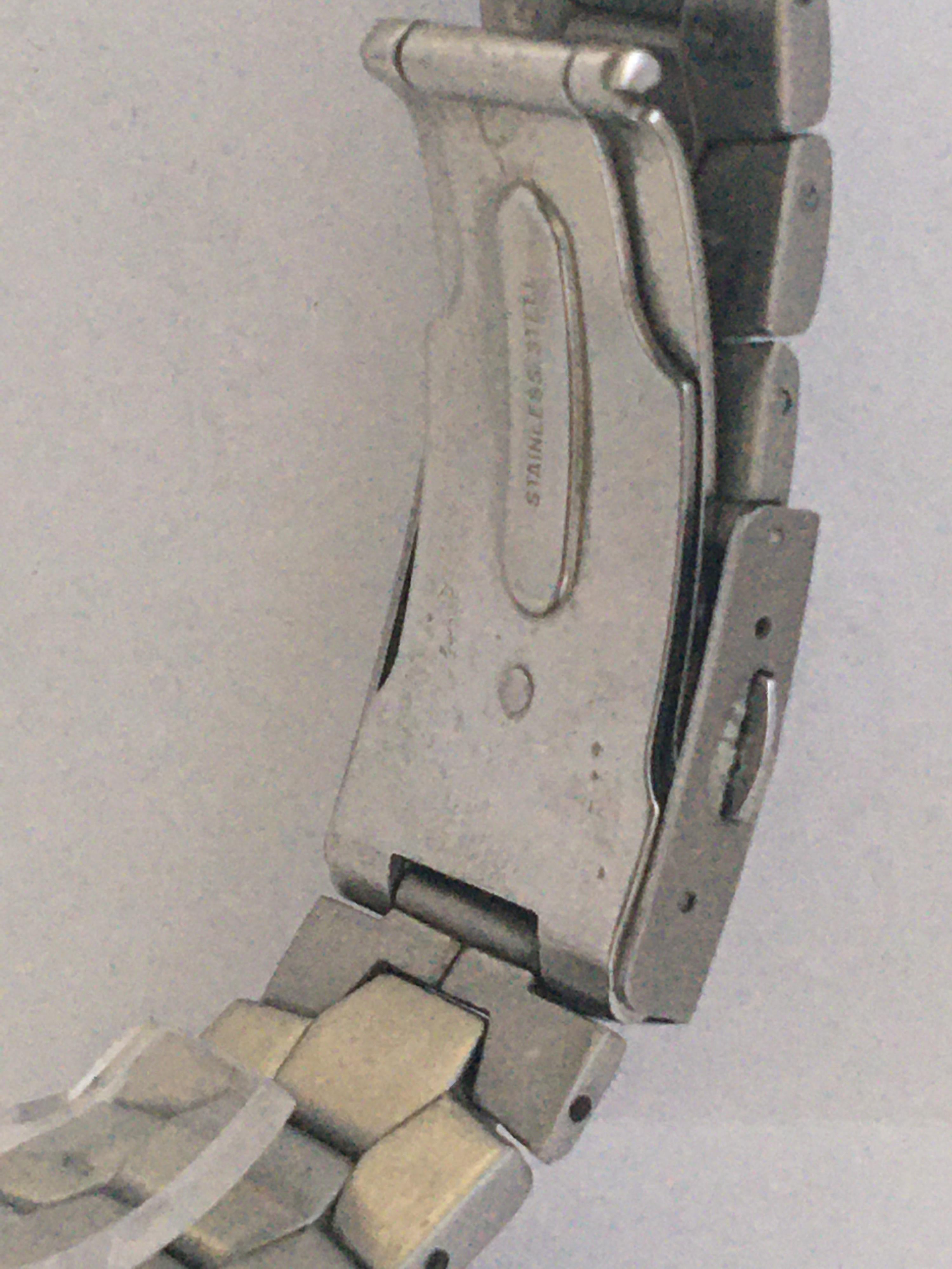 Montre Guess à pile en acier inoxydable pour hommes, d'occasion 1