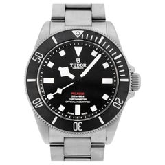 Pre-Owned Tudor Pelagos 25407N Titanium Men's Watch - Black Dial, Waterproof