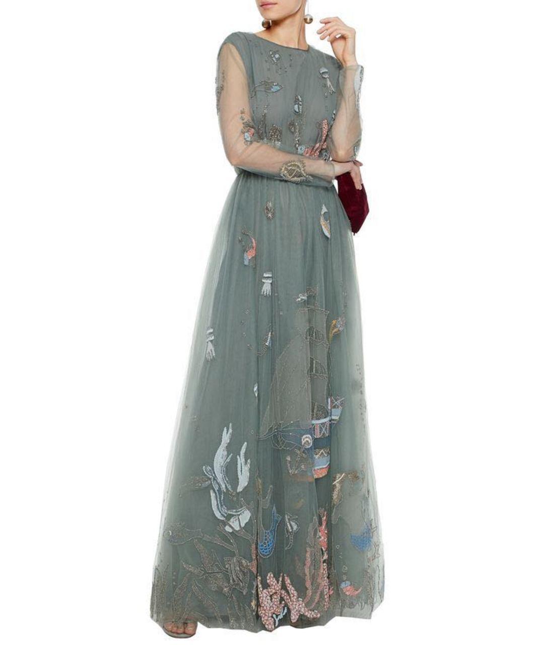 De las mujeres VESTIDO vintage VALENTINO 2015 SEASHELL de Celebrity Closet EU 38 en venta