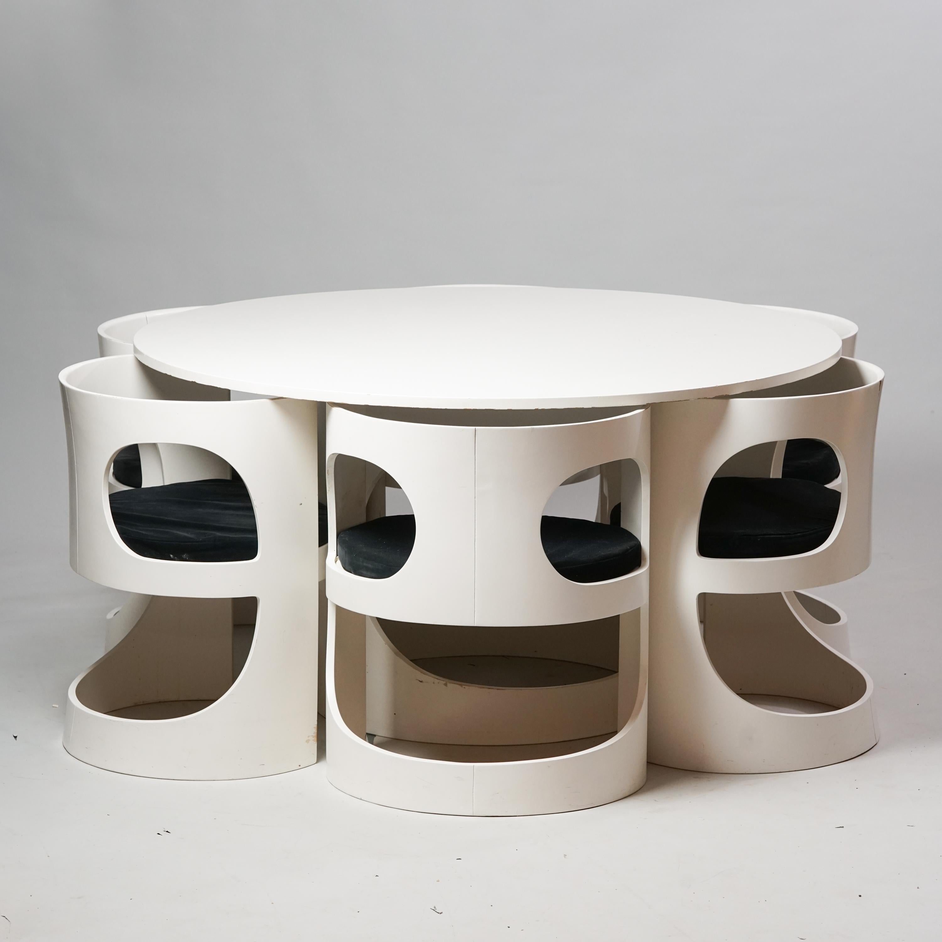 Finnish Pre Pop Dining Set, Arne Jacobsen, Asko, 1960/1970s 