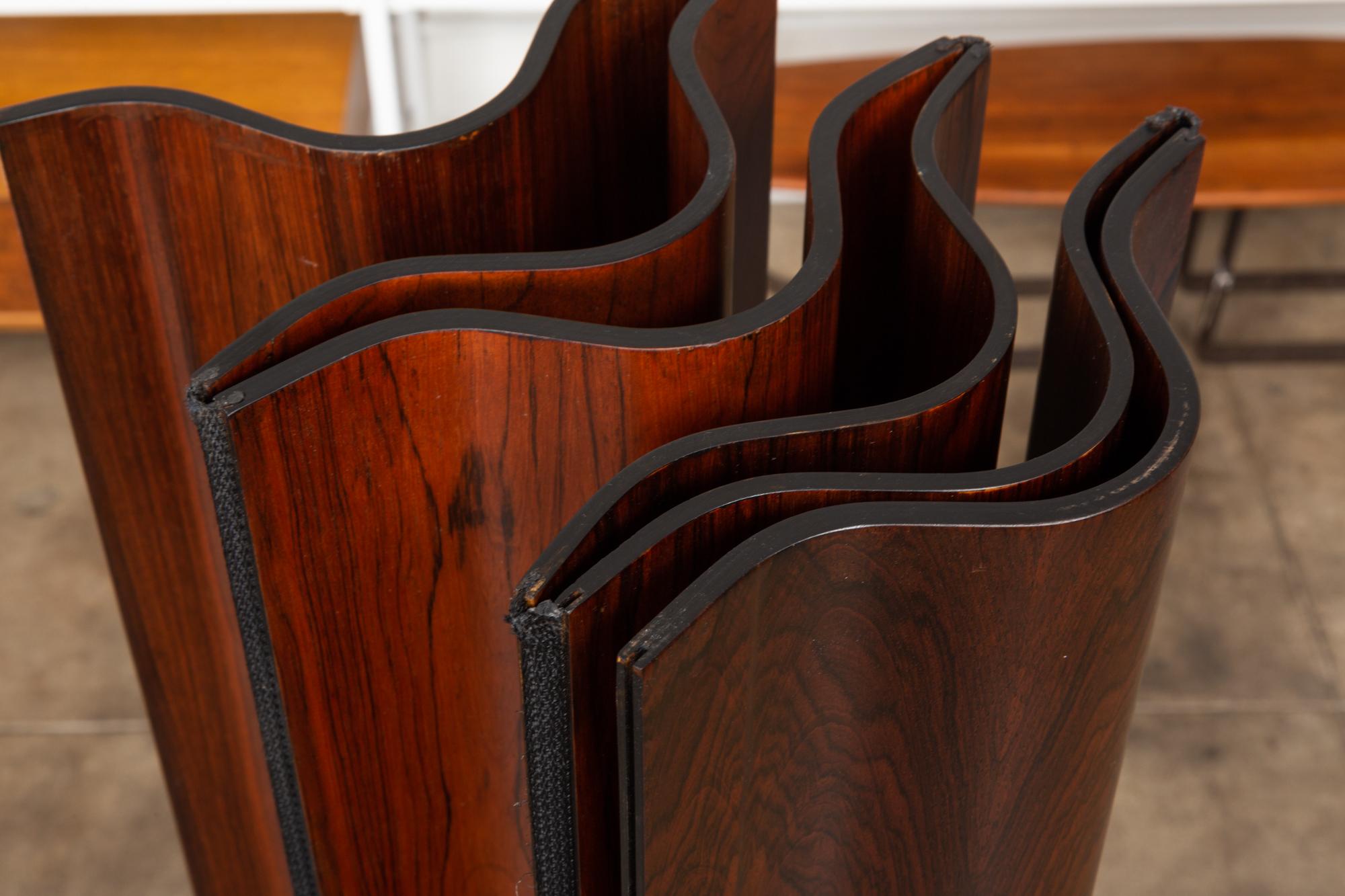 Pre-Production Eames Rosewood Folding Screen for Herman Miller 6