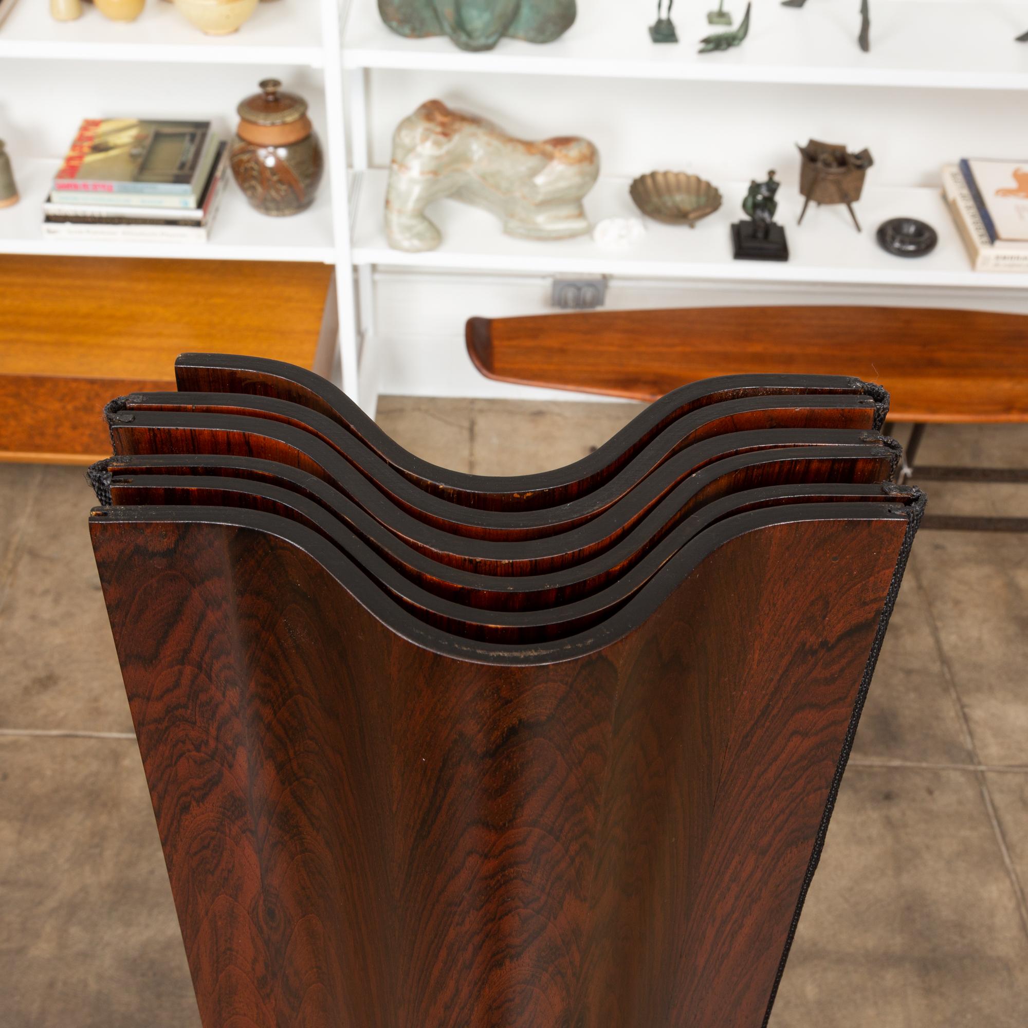 Pre-Production Eames Rosewood Folding Screen for Herman Miller 8