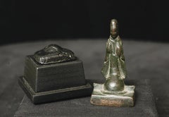 Pre-Tang Solid Cast Bronze Chinese Buddha