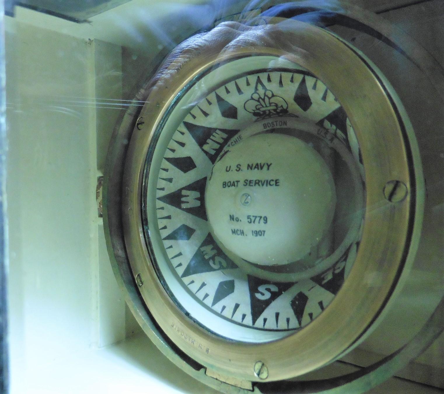 Nautischer Kompass aus der Zeit vor dem 1. Weltkrieg von E.S.Ritchie (Frühes 20. Jahrhundert) im Angebot