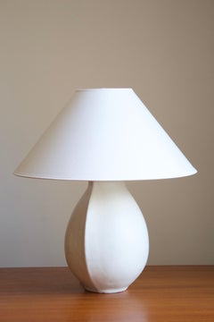Preben Brandt Larsen, Table Lamp, Stoneware, Artists Studio, Fejø, Denmark 1960s