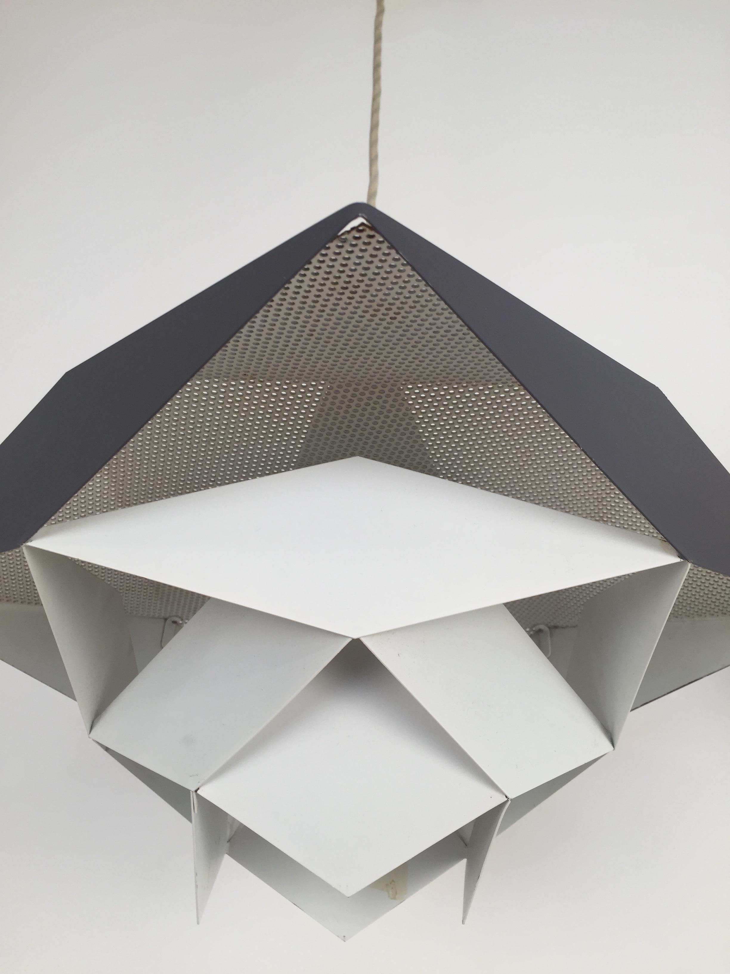 Preben Dahl Pair of Ceiling Lamps Model “Sinfoni” by Hans Folsgaard, 1960 For Sale 1