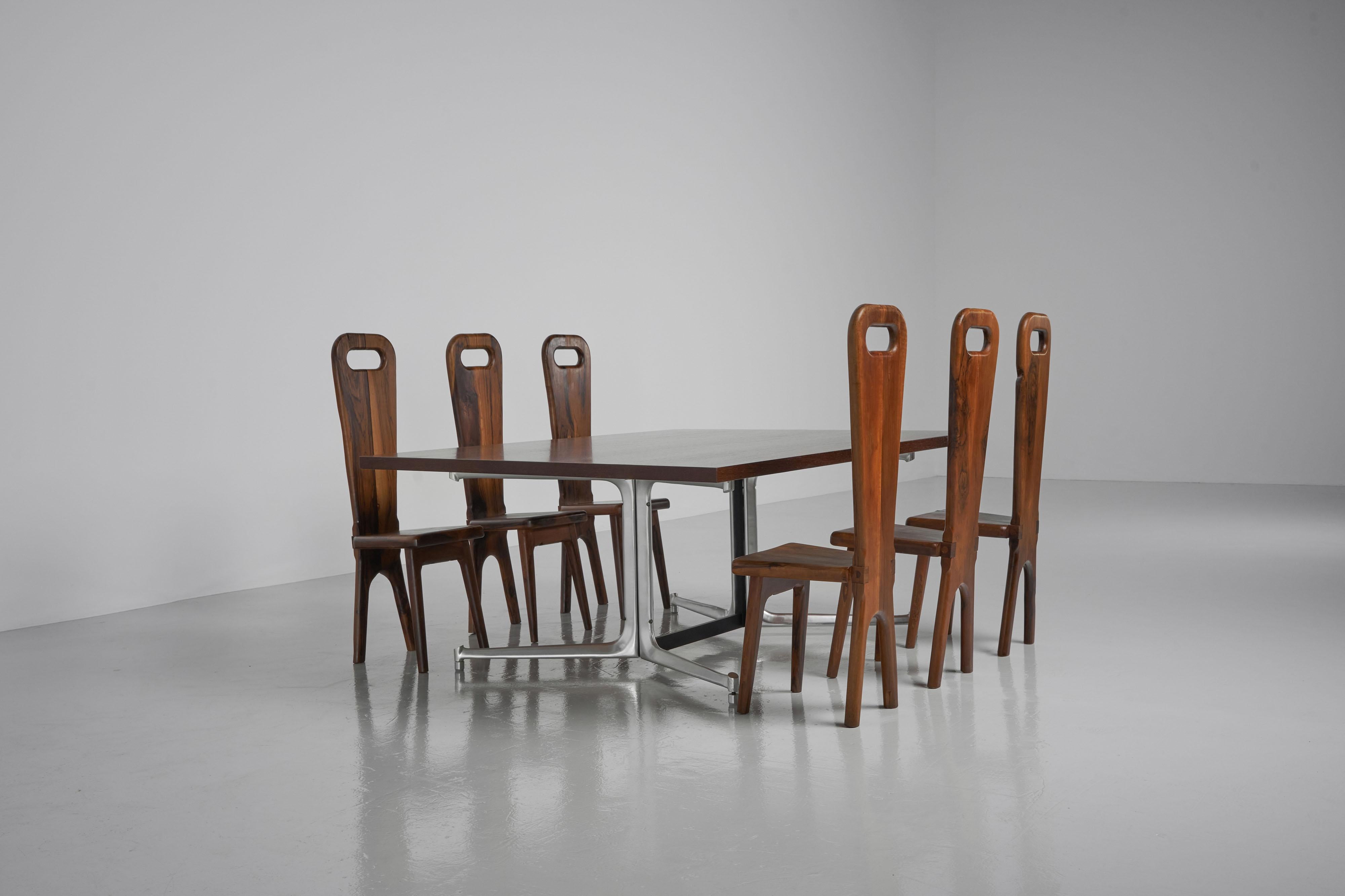 Preben Fabcius Jorgen Kastholm Dining Table Kill 1968 For Sale 3