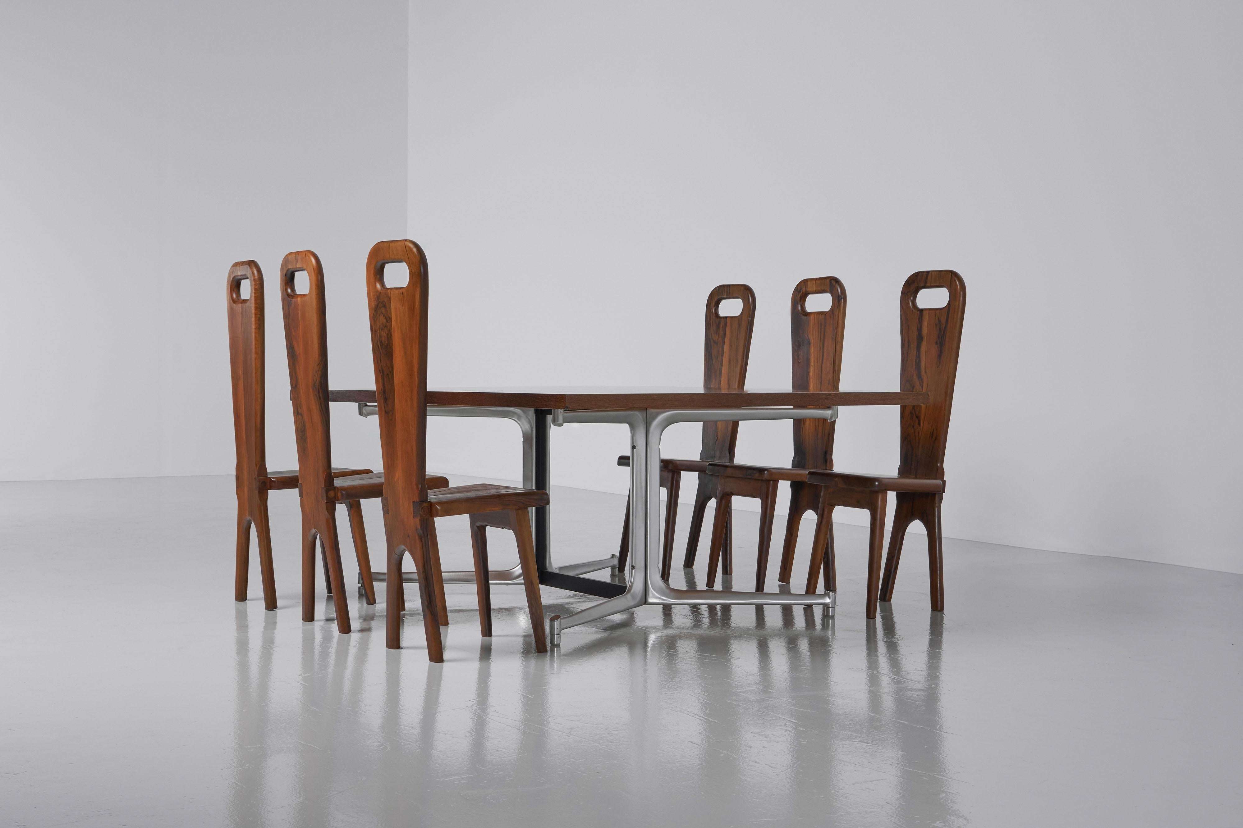 Preben Fabcius Jorgen Kastholm Dining Table Kill 1968 For Sale 5